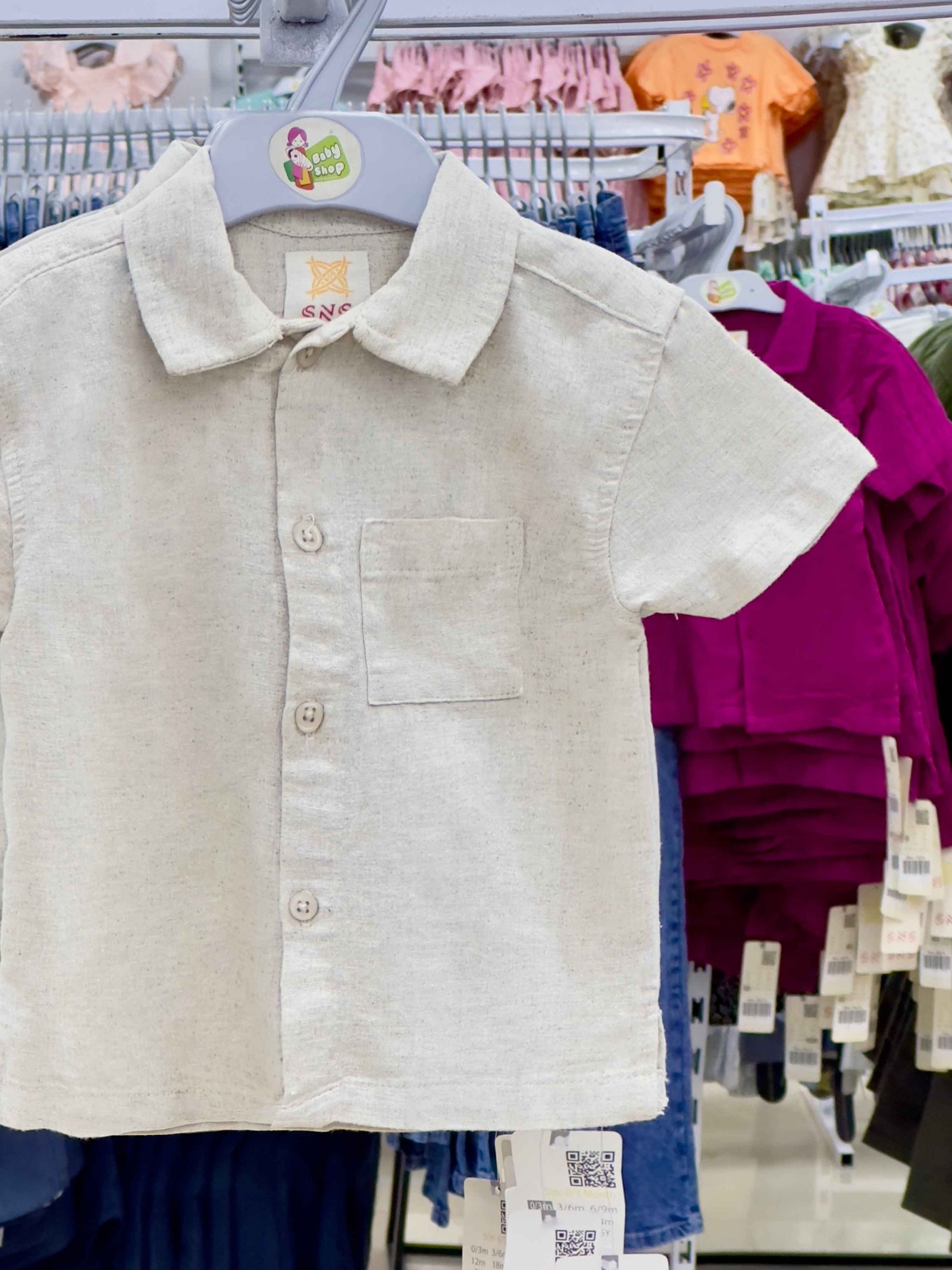 Boys Short Sleeve Shirt (0/3 M-6 Year) (105442)